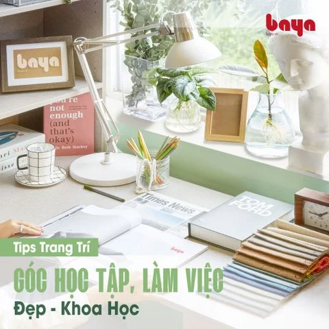 Tips Trang Trí Góc Học Tập, Làm Việc Đẹp Và Khoa Học